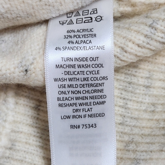 NEW!! Knit Sweater Grey and Off White WILLIAM RAST NWT - Picture 11 of 11